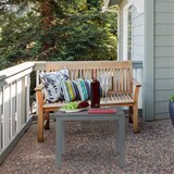 thumbnail of Relaxdays Beistelltisch Balkon, wetterfest, auch für Terrasse und Garten, HBT: 39 x 52 x 48 cm, Outdoortisch klein, grau