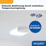 thumbnail of Exquisit Kühl-Gefrierkombination KGC5320-95-E-040C inoxlook-az | Nutzinhalt: 315 L | 4*-Gefrieren | Alarm-Funktion | 4 Glasablagen | Standgerät