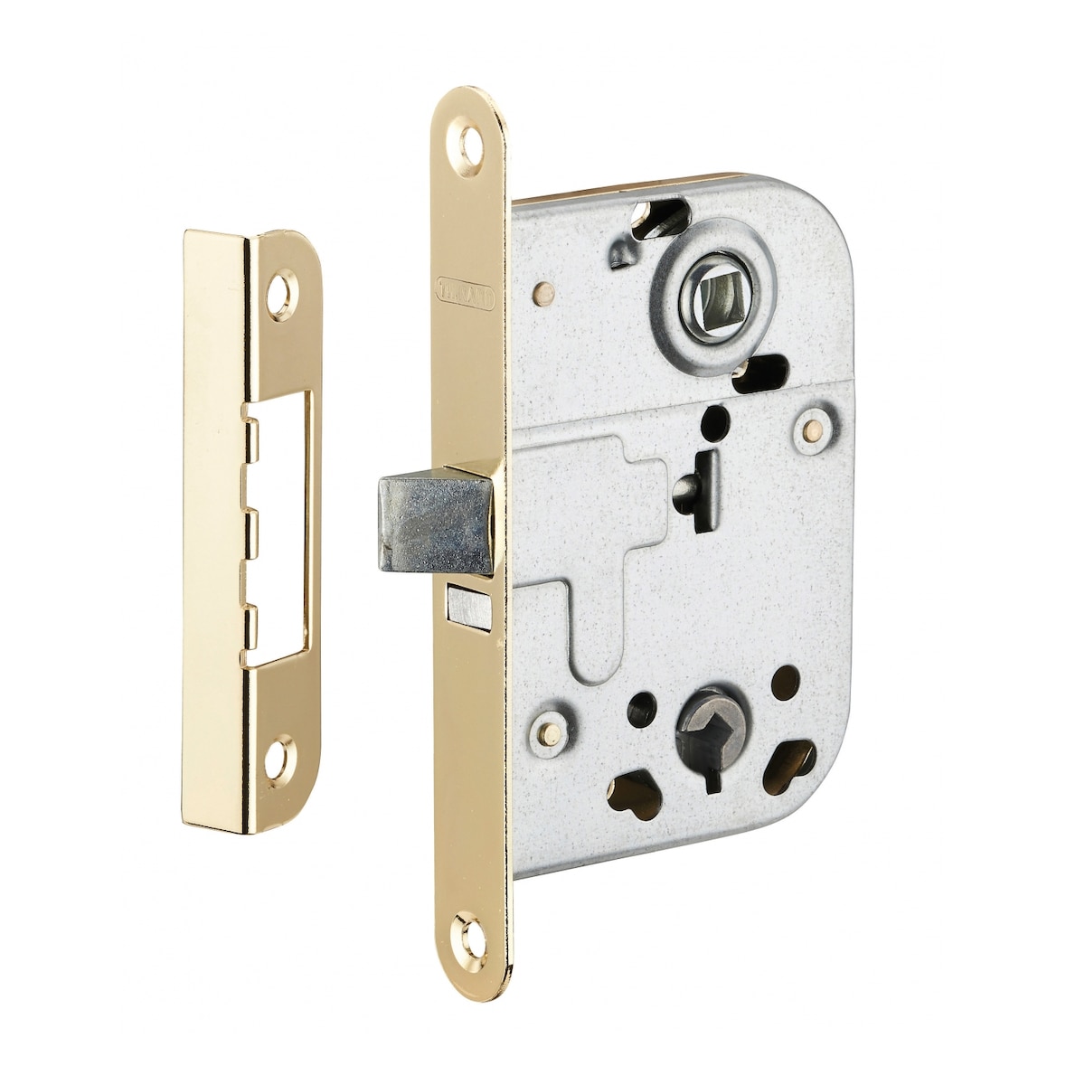 Serrure encastrable pour porte d'intérieur à condamnation