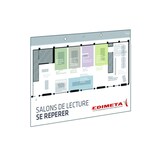 thumbnail of Porte affiche Plexiglass mural horizontal A4