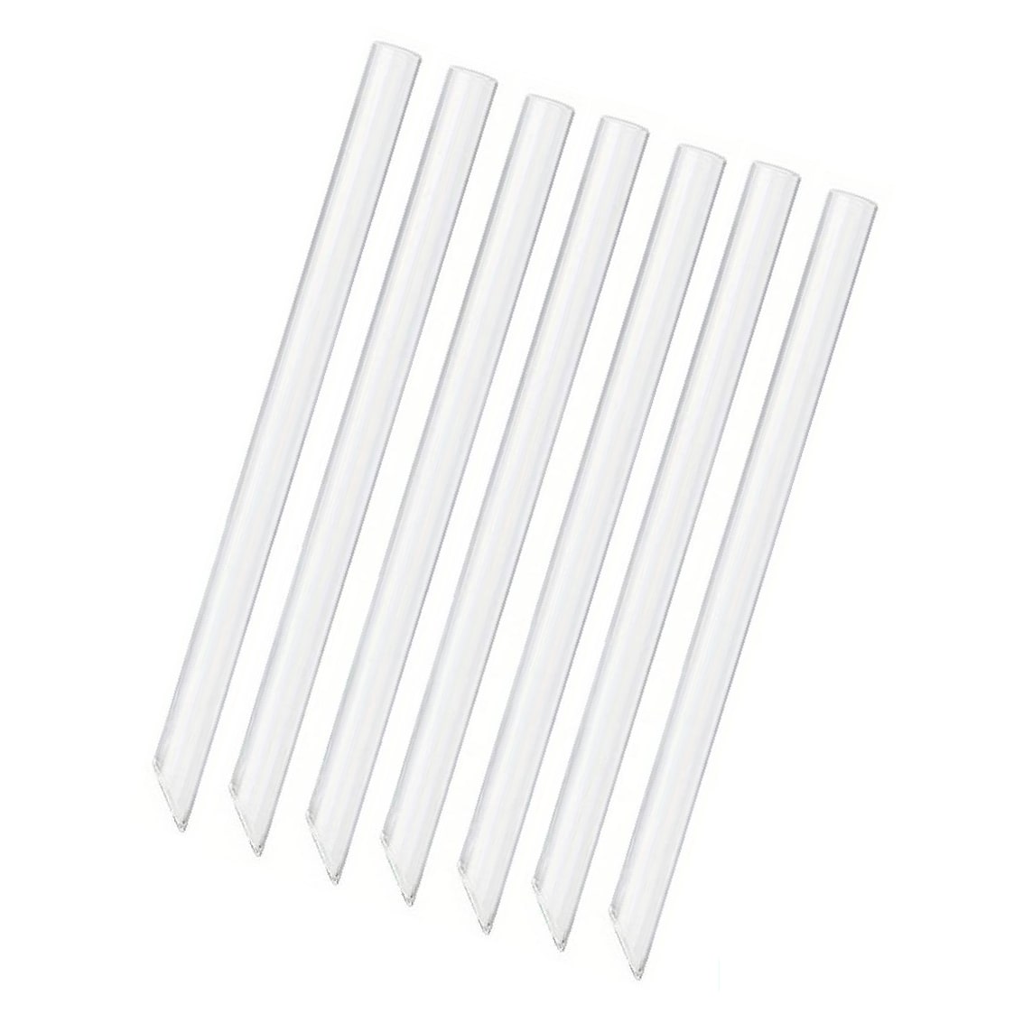 200 MEHRWEG Strohhalme Bubble Tea Trinkhalme Plastik transparent  200*12 mm