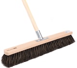 thumbnail of Stabiler Allzweck Arengabesen Arenga Besen 50cm Breit mit Stiel 160cm Lang nass- ölbeständig Straßenbesen mit Holzstiel für draußen