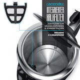 thumbnail of Arendo Wasserkocher 1,7 l, 3000 W, Edelstahl, Schnellkoch Funktion, Temperatureinstellung 70° C - 100° C