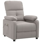 thumbnail of vidaXL Massagesessel Taupe Stoff