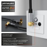 thumbnail of Primewire Antennenkabel 90° gewinkelt, Koax, TV-Kabel, RF, IEC, HDTV, 4-fach Schirmung, 75 Ohm, 120dB - 3m