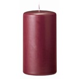 thumbnail of Flachkopf-Stumpenkerzen Bordeaux 200 x Ø 50 mm, 6 Stück