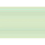 thumbnail of Karteikarten A8 liniert 170 g/qm grün VE=100 Stück