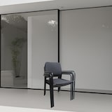 thumbnail of METRO PROFESSIONAL Gastro Armlehnstuhl stapelbar Triana, Stahl/Polyrattan, schwarz