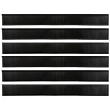 thumbnail of vidaXL Zelfklevende Deurborstels 6 pcs Zwart 100 cm Aluminium Legering