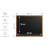 thumbnail of ALLboards Magnetische Kreidetafel 100x80 cm, Holzrahmen