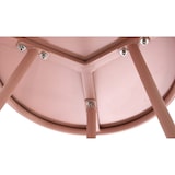 thumbnail of Couchtisch CAKOT - Kunststoff Pink 50x50x40 cm | Sofatisch Rund Beistelltisch Wohnzimmertisch Klein