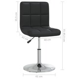 thumbnail of vidaXL Eetkamerstoelen 2 st kunstleer zwart