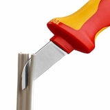 thumbnail of KNIPEX Kabelmes, 50mm, recht, kunststof, beschermende isolatie 1000V, VDE getest