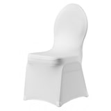 thumbnail of LTITEX Housse de chaise de banquet stretch blanche