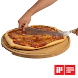 thumbnail of Boska Pizza- & Käsemesser Oslo+ / Non-stick BSF™ / Sicher beidhändig verwendbar/Für Pizza und Käse/Stilvoll/Eichenholz & Edelstahl
