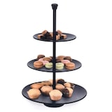 thumbnail of Etagere 3 Ebenen Ø25/20,5/16,5xH36,5cm Metall Schwarz