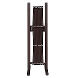 thumbnail of Alu Absperrgitter HWC-K56, Scherengitter Schutzgitter Zaun, ausziehbar schwenkbar Stahl 103x31-200x31cm, braun