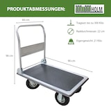 thumbnail of Plattformwagen 300 kg luftbereift Transportwagen Handwagen Transportkarre