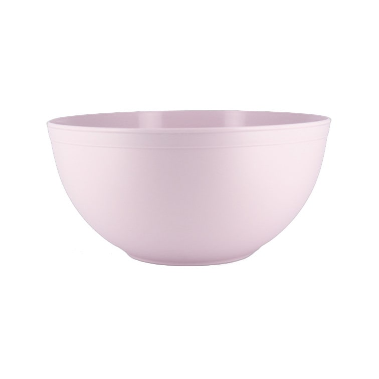 MONOUSO - Wiederverwendbare langlebige Schale PP Mineral Pink 3.350ml Ø23,5cm (20 Stück)
