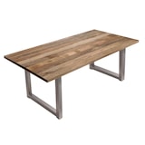 thumbnail of Möbilia-tafel 220x100 cm | blad spar/fir | B 220 x D 100 x H 77 cm | natuur