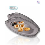 thumbnail of Alu-Platten, Servierplatten, oval, groß, 50 Stk, 54,5 x 36 cm