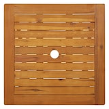 thumbnail of Mesa plegable de jardín de madera maciza de acacia 60x60x75 cm