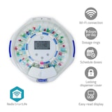 thumbnail of Nedis SmartLife Pillenspender - Wi-Fi - 28 Fächer - Anzahl der Alarmzeiten: 9 Weckzeiten pro Tag - Licht / Piep / Stimme - LCD-Anzeige - Weiss