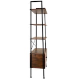 thumbnail of tectake Estantería Brentwood 57,5x34x173cm - Madera industrial oscura, rústica - 404706