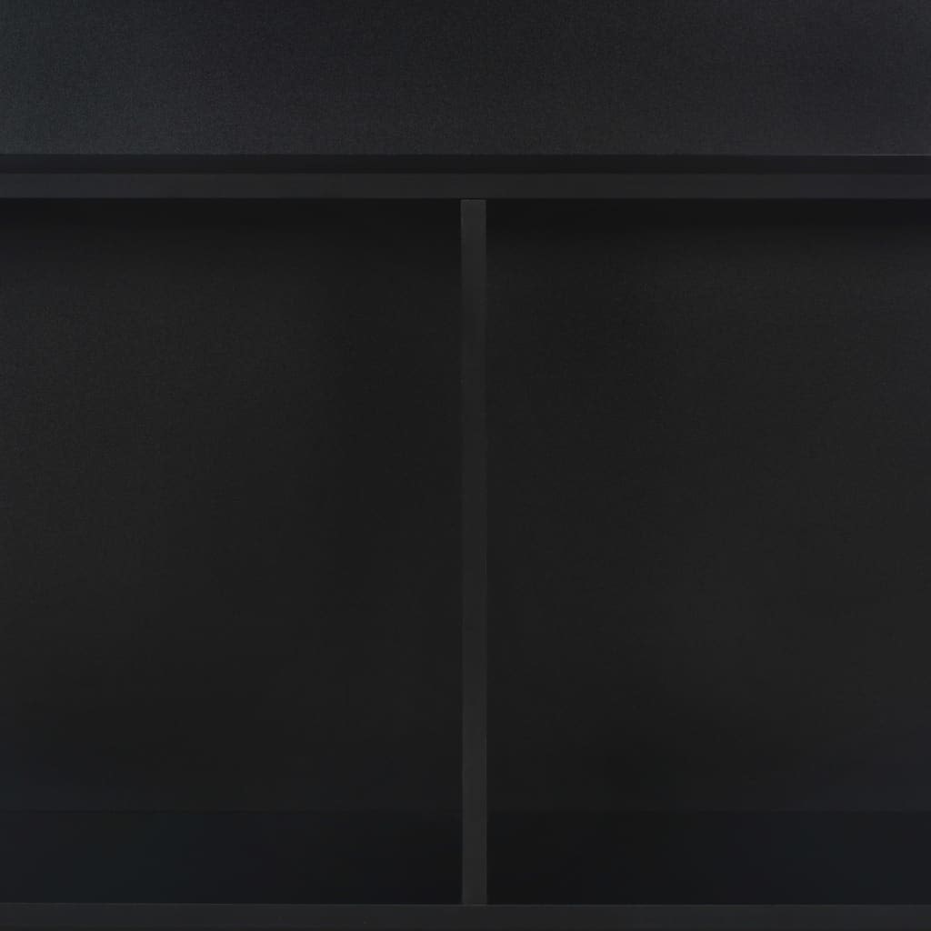 Table de bar avec 2 dessus de table Noir 130 x 40 x 120 cm Modèle Helios Prestige