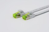thumbnail of Helos ultra flaches Patchkabel U/FTP Cat 6a weiss 7,5m