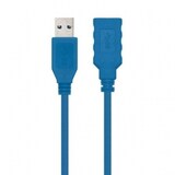 thumbnail of Verlängerungskabel USB 3.0 Nanokabel 10.01.0902-BL/ USB-Stecker - USB-Buchse/ 2m/ Blau