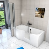 thumbnail of Seniorendusche und Badewanne mit Tür S12D-R-ALL Dusche 85x170cm MIT 2K Scheiben Versiegelung