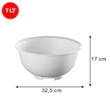 thumbnail of Araven Bol de préparation plastique blanc 32.5 cm