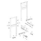 thumbnail of Geberit Waschtischelement Duofix Basic BH 112 cm