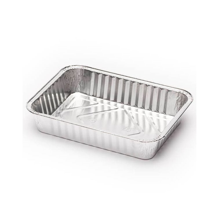 MONOUSO - Aluschalen eckig 590ml 187x137mm (100 Stück)