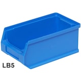 thumbnail of 100 Sichtboxen Profi (55 LB6, 35 LB5, 10 LB4), Industriequalität, blau