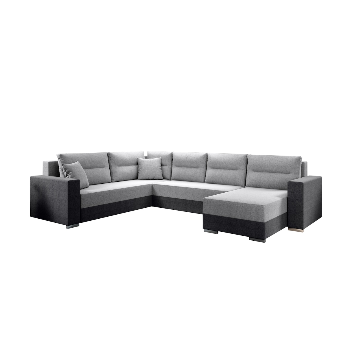 Couchgarnitur Sofa Sofagarnitur Captain U mit Schlaffunktion Wohnlandschaft