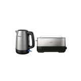 thumbnail of Bouilloire 1.7l + Grille-pain 1 Fente 1030w Inox/noir Usage Non Intensif Philips