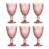 thumbnail of Solycarpa Juego 6 Copas Color Rosa Transparente Personalizado para Fiesta, Boda o Bautizo Original y Resistente