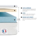 thumbnail of Matelas  2 places  Latex Like & Mousse Haute Densité  160x200 cm EGIO OLYMPE LITERIE