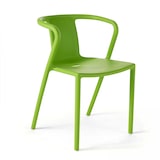 thumbnail of Lot de 4 chaises en plastique vert - Oviala