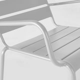 thumbnail of Terrassensessel niedrig Relax Stahl weiß