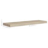 thumbnail of vidaXL Schwebende Wandregale 4 Stk. Eichefarben 90x23,5x3,8 cm MDF