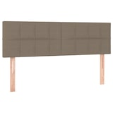 thumbnail of vidaXL LED Kopfteil Taupe 144x5x78/88 cm Stoff