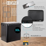 thumbnail of WellHome - Slimme Prullenbak 30L zwart 35,5x26x43,5 cm – Automatisch/Handmatig openen