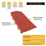 thumbnail of WellHome Combi Pack 4 Remates para Baldosas de suelo 39x19,5x4,8cm Acabado Hembra en color Terracota