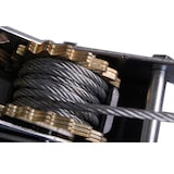 thumbnail of Handseilzug 4t 4000kg  mit Sicherheitslastenhaken Stahlseil Umlenkrolle Seilwinde Forst Boot
