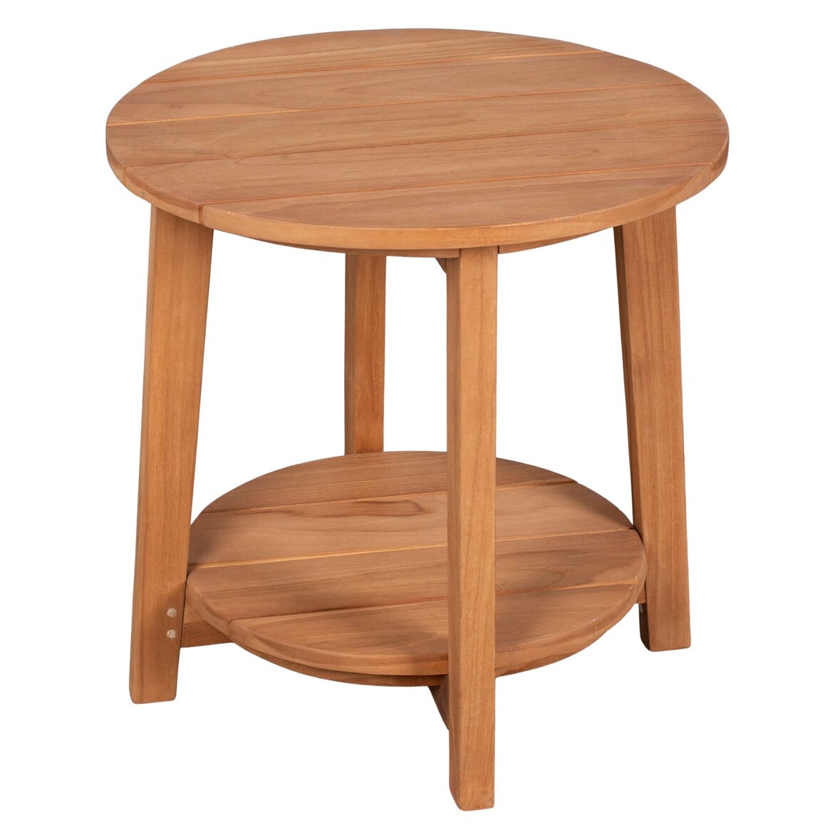 Teakholz - bene living - Beistelltisch Milton 50 cm