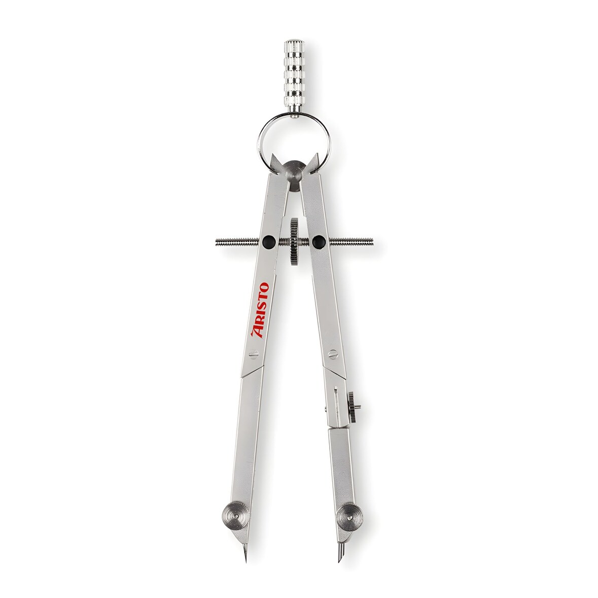 Aristo Teilzirkel aus Vollmetall 2 Gelenke Adapter, Verlängerunsstange, Minen