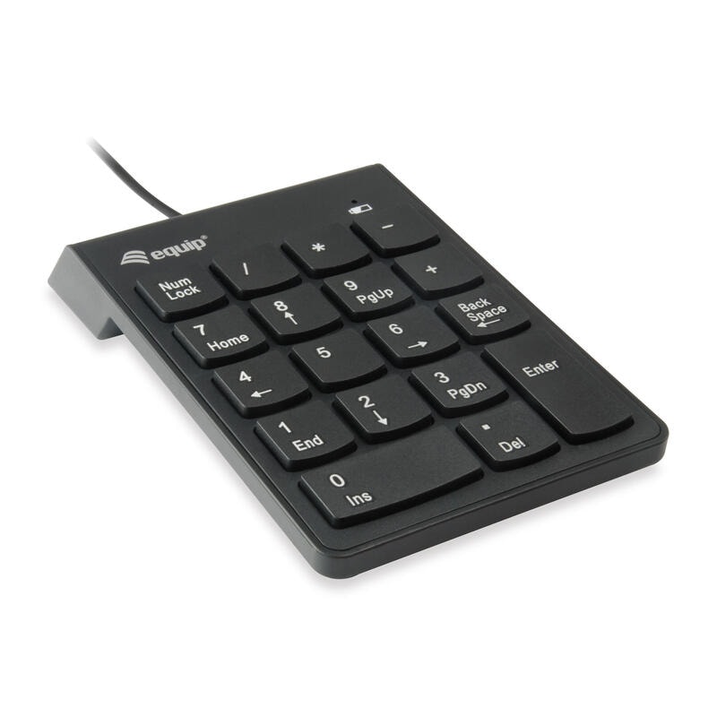Equip Tastatur Numerische Tastatur USB Schwarz EQ245205